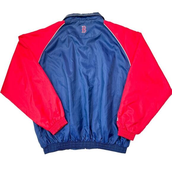 Vintage 90's Red Sox Zip Up Windbreaker Jacket Men's Size L - Picture 4 of 4